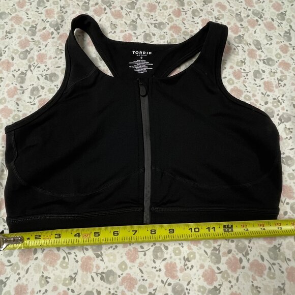 Torrid Active Zip-Up Sports Bra Size 0 / Large / 12 - Picture 9 of 14